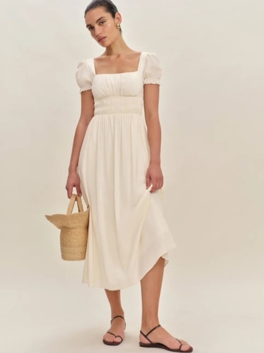 Reformation Miel Midi Dress
